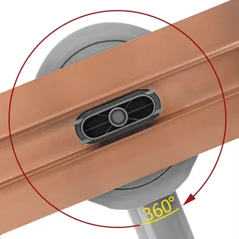 REA Odtokový žlab Neox Slim pro Brushed Copper 80 REA-G4807