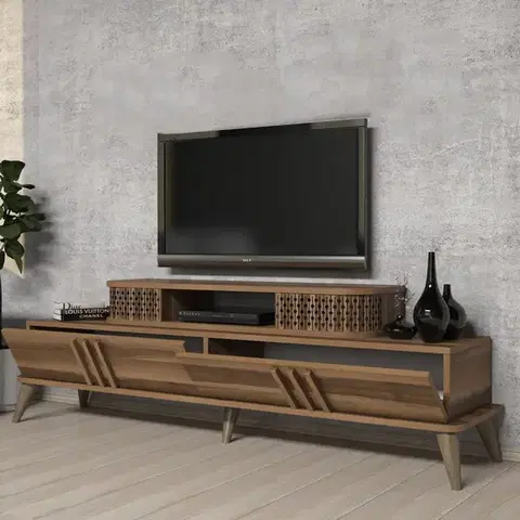 TV stolek Eylul - Walnut