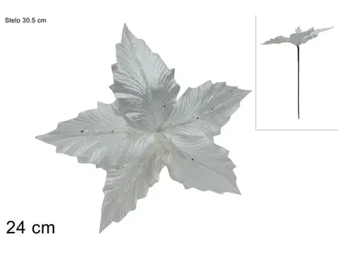 PROHOME - Květ vánoční 24cm zápich