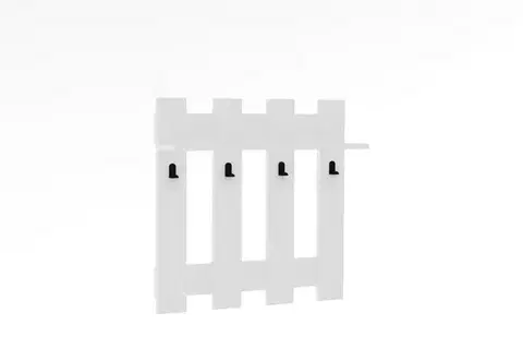 Nástěnný háček Carina - White