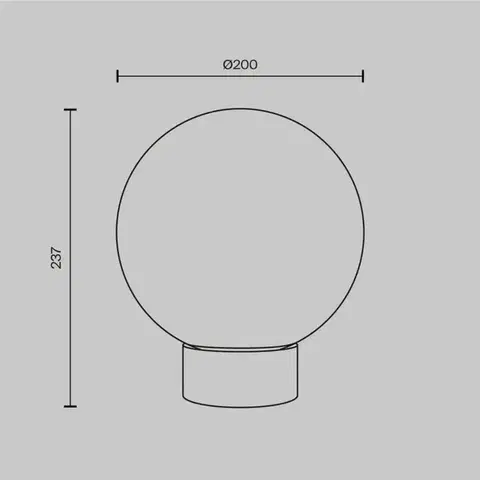 MAYTONI Stolní lampa Basic form E14x1 40W MOD321TL-01G3