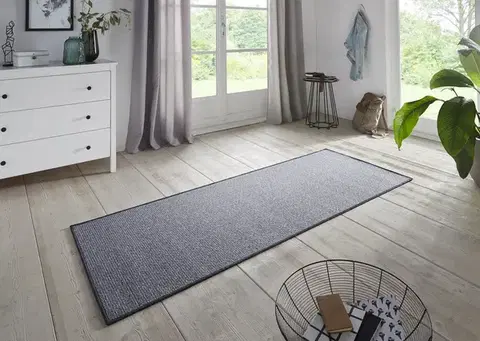 BT Carpet, Kusový koberec Bouclé 104433 Grey, 80x300, šedá, chodba / předsíň