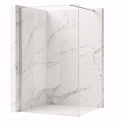 REA/S Sprchová zástěna Flexi Transparent / Chrome 110 KPL-K99061