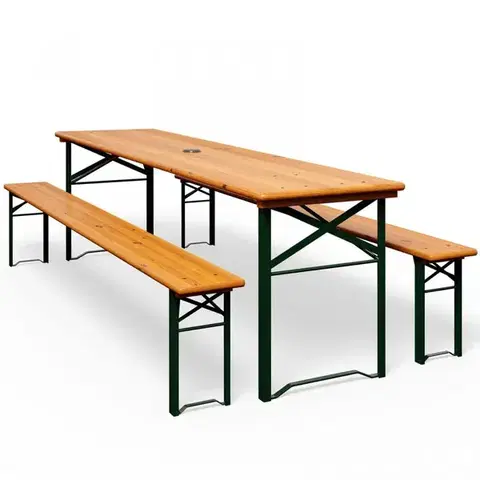 Zahradní pivní set skládací 170 cm D0048 Dekorhome
