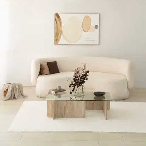 Konferenční stolek Escape - Travertine