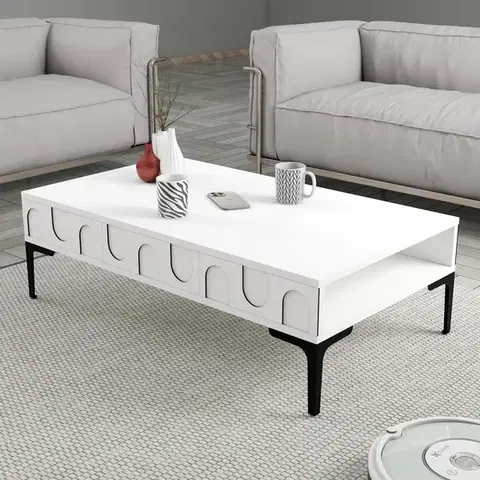 Konferenční stolek Lyon 32 - White, Black
