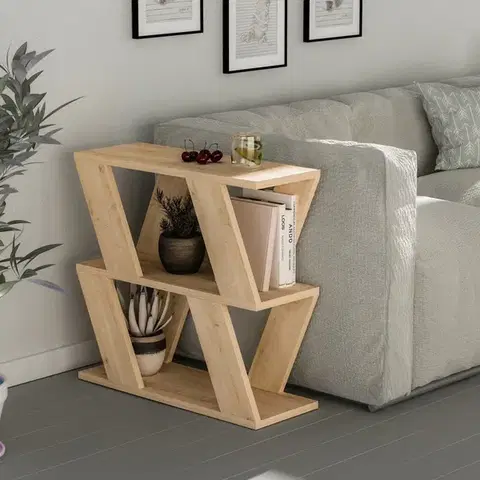 Odkládací stolek / Příruční stolek Lazena - Oak