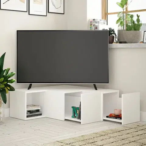 TV stolek Compact - White