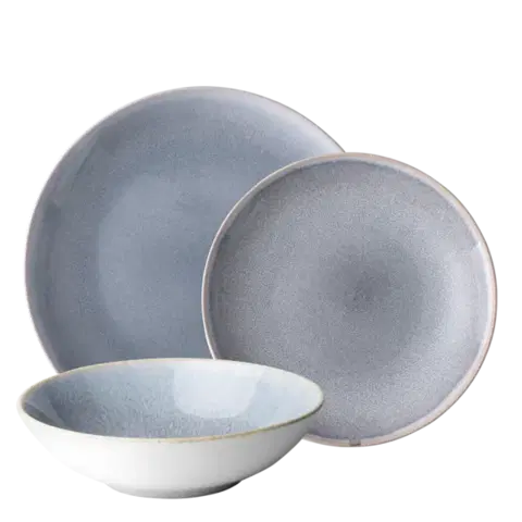 Porcelánový set 12 ks — Gaya Atelier Glacial Ice - W0149