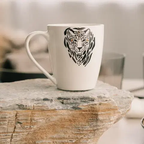 Šálek 360 ml Leopard — Flow Solatelier Africa - 493260