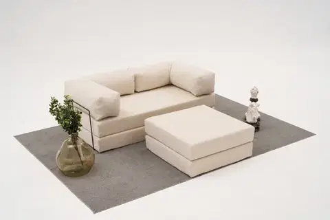 Rohová sedací souprava Comfort Mini - Cream