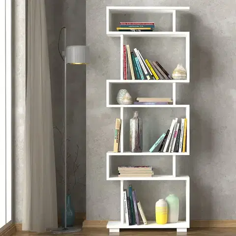 Knihovna Blok - White