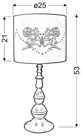 Bílá kancelářská stolní lampa Lans