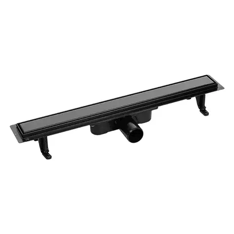 Laveo Basso sprchový žlab 60 cm, černá COB_760D