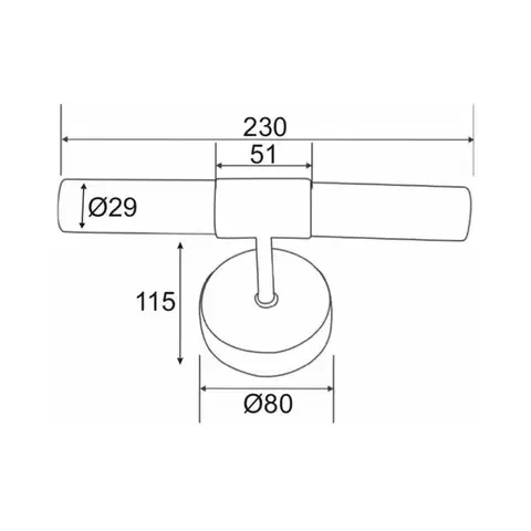 ACA Lighting Wall&Ceiling nástěnné svítidlo SUEVA4