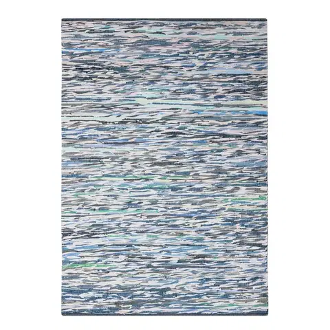 My Flair, Kusový koberec Ashraf grau/blau Mix, 140x200, modrá, chodba / předsíň