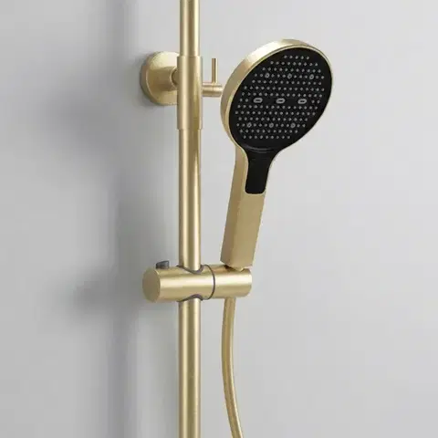 REA Sprchový set Farel Brush Gold REA-P0355