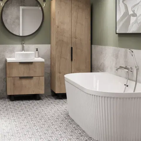INVENA Vanová baterie Kalitea Trend, chrom BW-72-001-V