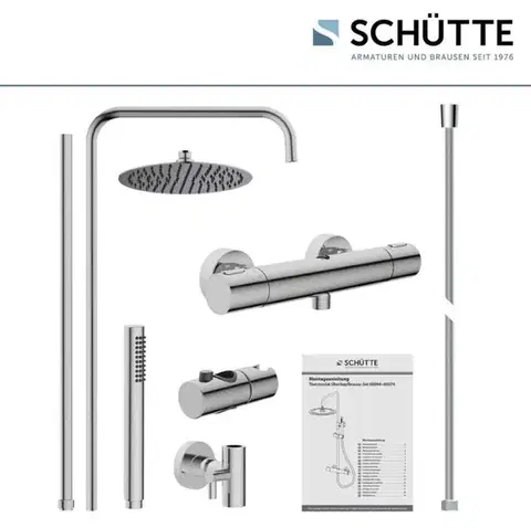 Eisl Sprchový set včetně termostatické baterie AQUADUCT, chrom 60044 60044