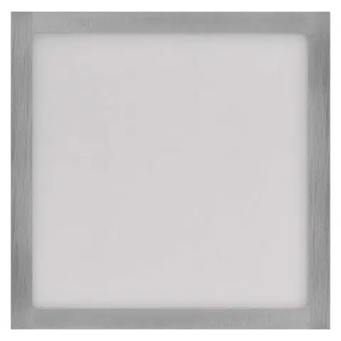 EMOS LED svítidlo NEXXO broušený nikl, 17 x 17 cm, 12,5 W, teplá/neutrální bílá ZM6233