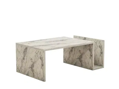 Konferenční stolek Memo - Freesia Marble