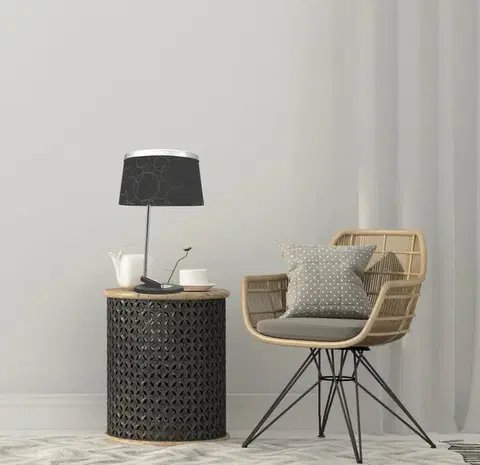 Stolní lampa 1X60W E27 černý chrom IMPRESJA