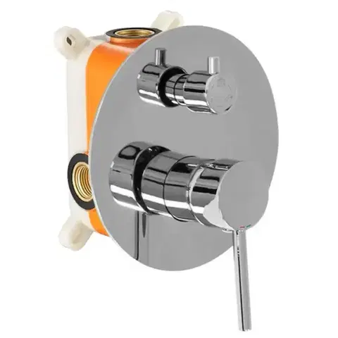 REA Podomítkový vanový a sprchový set Lungo Chrom + BOX REA-P6612