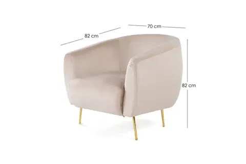 Křeslo ušák Eses Beige - Wing
