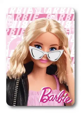 Faro Dětská fleecová deka POLAR BARBIE I 100x140 cm růžová