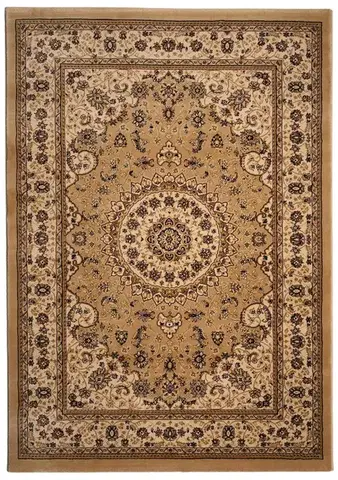 Spoltex, Kusový koberec Salyut beige 1566 A, 120x170, béžová, kancelář