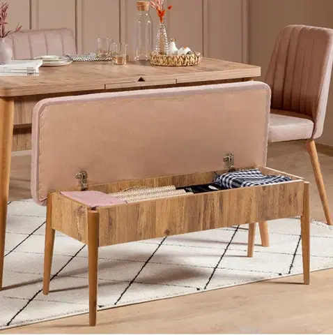Lavice Vina Bench Atlantic Pine, Stone