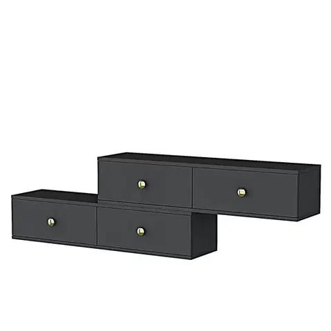 TV stolek Zuzu Double - Anthracite