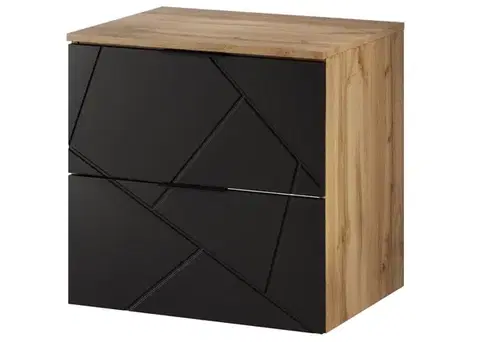 Szynaka Skříňka pod umyvadlo MAZI BLACK 36 | 60 cm