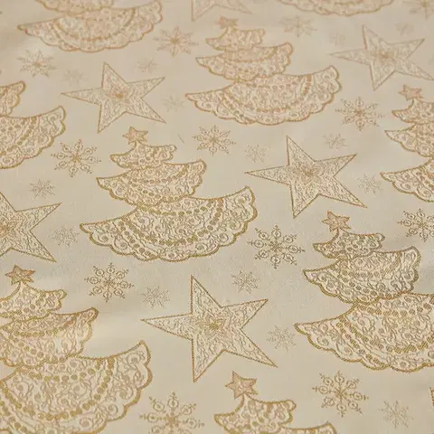 Sváteční ubrus, šampaňská
