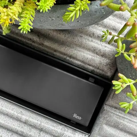 REA Lineární sprchový žlab Neox pro černá 100 REA-G7800