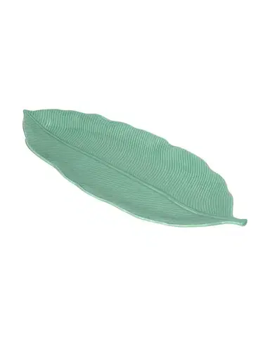 Talíř Jungle Leaves 47cm light green