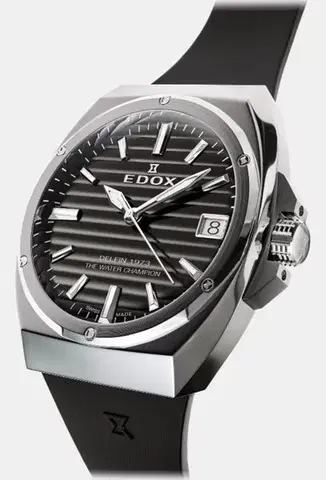 EDOX Delfin The Original 1973 Date - Ladies 50504-3CA-NIN