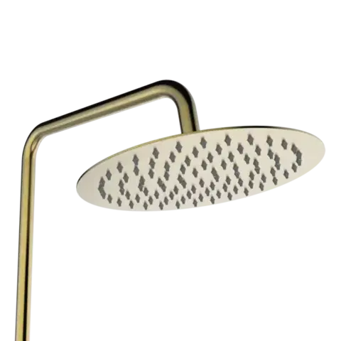 INVENA Sprchový sloup s baterií, Alonia Trend, kartáčované zlato AU-70-D09-V