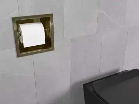 MEXEN X-Wall-P modul na toaletní papír, zlatá 1953