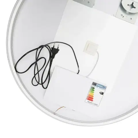 Zrcadlo s LED osvětlením, vyhřívanou fólií a senzorem Naturel Project 60x60 cm ZPRKU60LED ZPRKU60LED