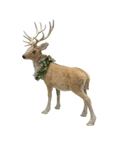 Figurka Winter Deer 60x35x77 cm