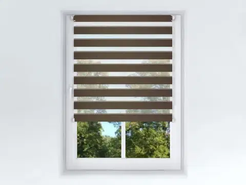 FEXI Roleta Den a noc, Origin slim mocca, A 039, 150x53 cm