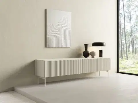 ArtLas TV stolek POLY 195 4D | cashmere