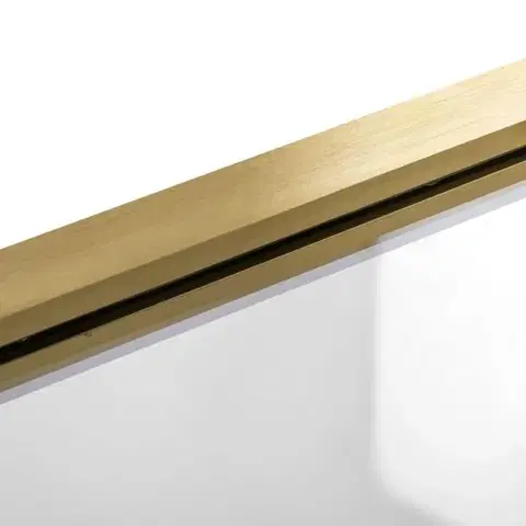 REA Skládací vanová zástěna AGAT-2 100 BRUSH GOLD REA-K9777