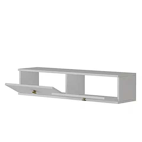 TV stolek Zuzu 120 - White, Gold
