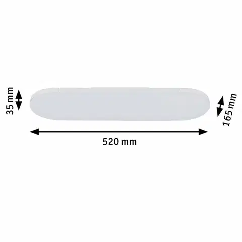 PAULMANN URail LED Panel Deck 13,5W bílá 3.000K kov 953.71 VÝPRODEJ VZORKU
