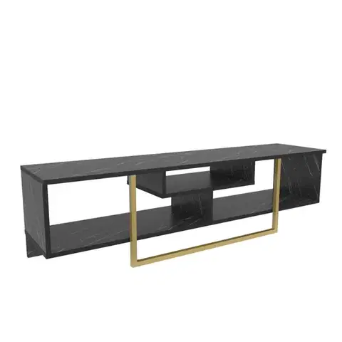 TV stolek Asal 150 - Black, Gold