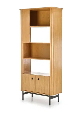 HALMAR Regál Smart REG-1 dub/černý