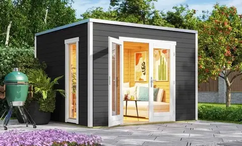 Luxusní dřevěný zahradní domek P 285 (3x3m) Weka