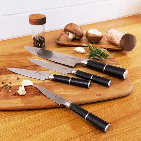 Kuchyňský nůž 120 mm - S-Art curator Premium Fiber černý - 132782